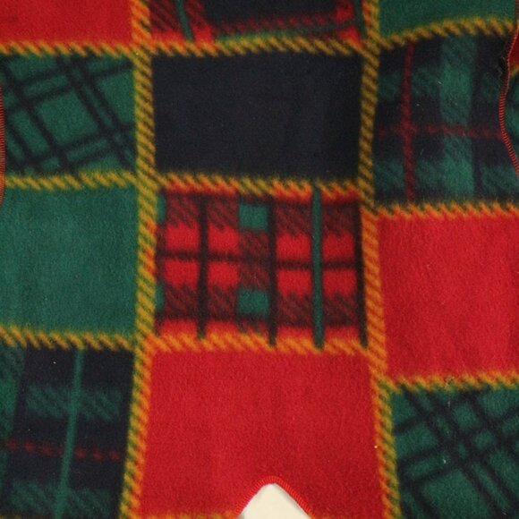 Vtg FASHIONS BY SHELL Dallas Plaid Patchwork Vest - Picture 5 of 13